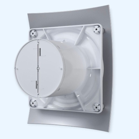 5C Gray metal Breeze DICITI Вентилятор накладной D125 обр.клапан